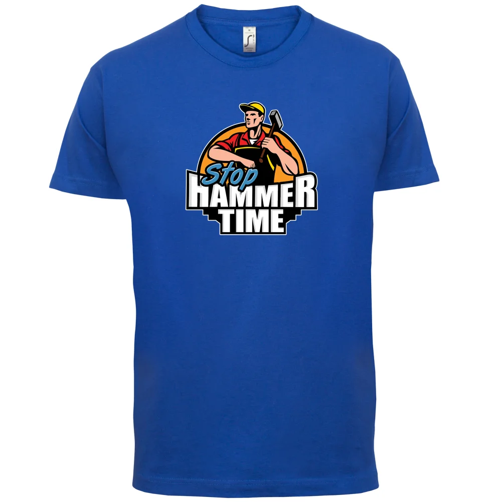 Stop Hammer Time Мужская футболка DIY/Builder/tradesmanmanmans уникальная хлопковая с короткими