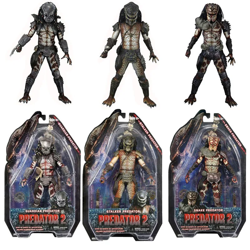 NECA Predator 2 Guardian Snake Stalker хищник ПВХ Фигурки коллекционные модели игрушек|Игровые