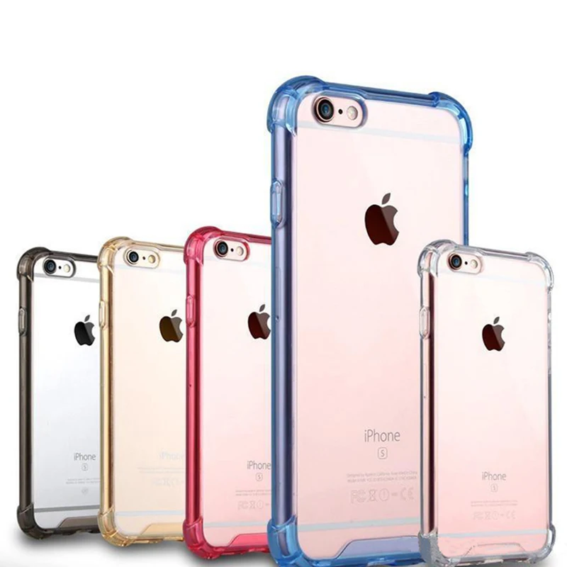 Прозрачные Crystal Clear Мягкий гель ТПУ кожного покрова противоударный бампер чехол