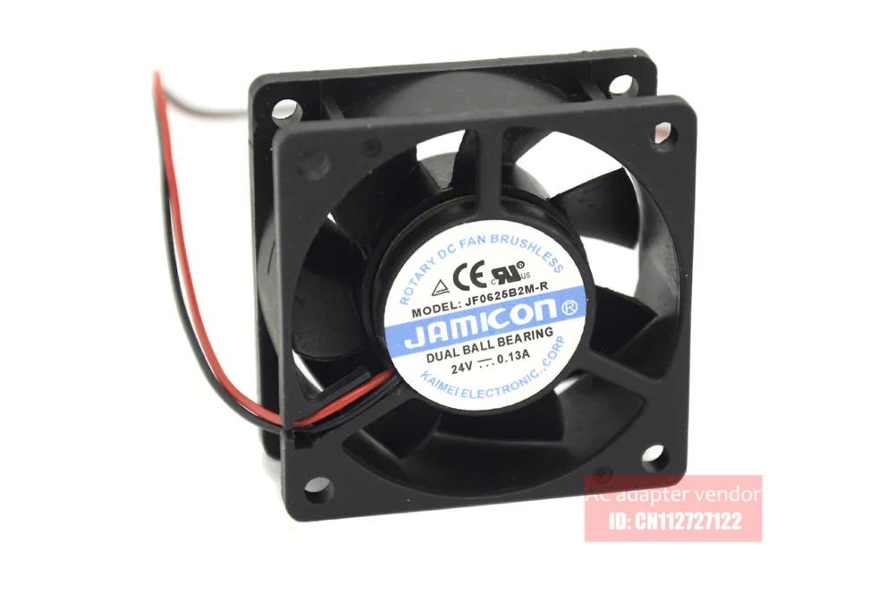 Охлаждающий вентилятор JAMICON 6025 6 см jf0625b2m r 24v 0.13a|cooling fan|24v cooling fancooling fan |