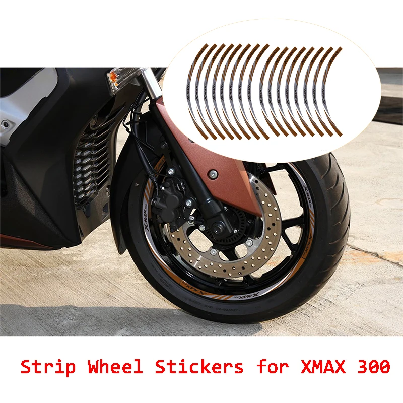 KODASKIN обод колеса наклейки в полоску круглые наклейки для Yamaha XMAX X-max 300
