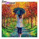 Картина из страз Ever Moment с изображением девушки под зонтом, квадратные Стразы, алмазная вышивка ручной работы, 3F070