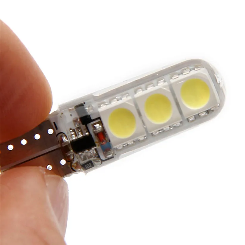 Автомобильный Стайлинг KAKUDER T10 W5W Водонепроницаемый 5050 6 SMD клиновой номерной знак