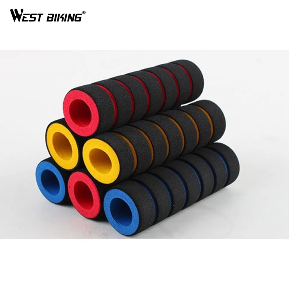 WEST BIKING Сверхлегкий губка горная дорога MTB велосипедный руль Мягкая рукоятка