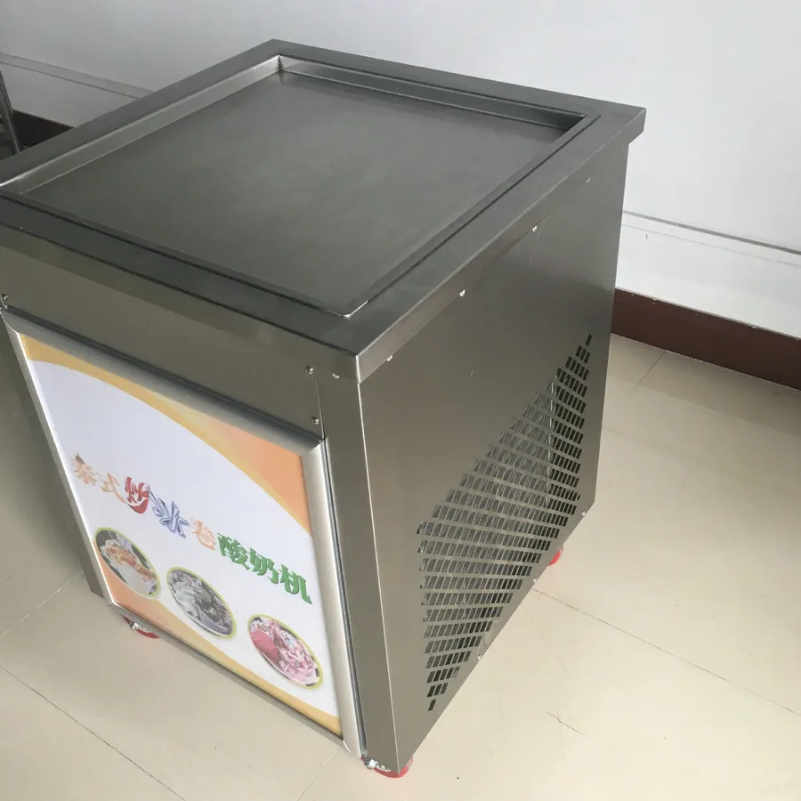 DHL доставка один сковорода электрическая машина для жареного мороженого 1800 Вт