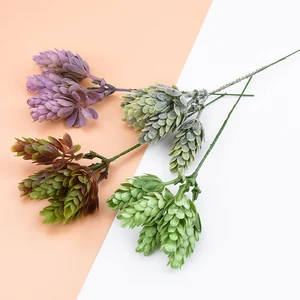 5 головок, искусственный ананас для ВАЗ, свадебный Декор для дома, искусственный подарок, дешевые шелковые пластиковые цветы