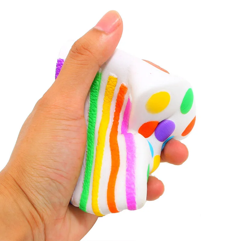 

PU Simulation Scented Cake Squishy Slow Rising Soft Squeeze Stuffed Kids Toys Phone Straps Fun Pressure Release Toy Gift
