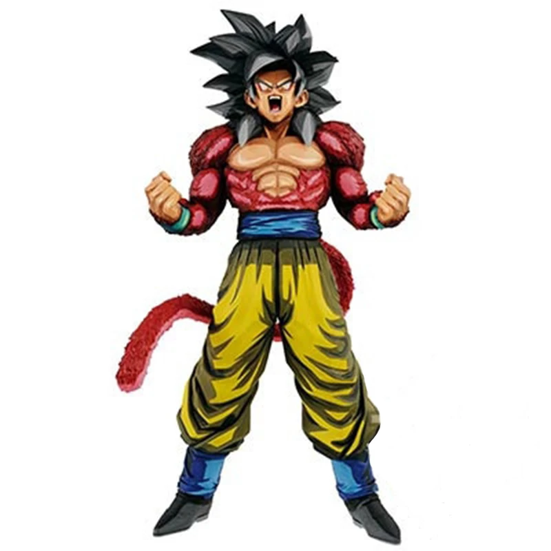 В стиле аниме Ди: B Z GT ВСГУ Супер Saiyan 4 Гоку фигурка Фигурки игрушки куклы Figurals
