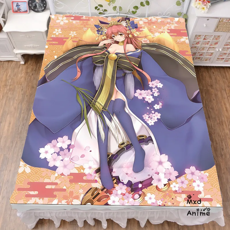 Японское аниме Fate Grand Order EXTRA Tamamo no Mae печатные простыни 120*200 см 150*200 простыня otaku