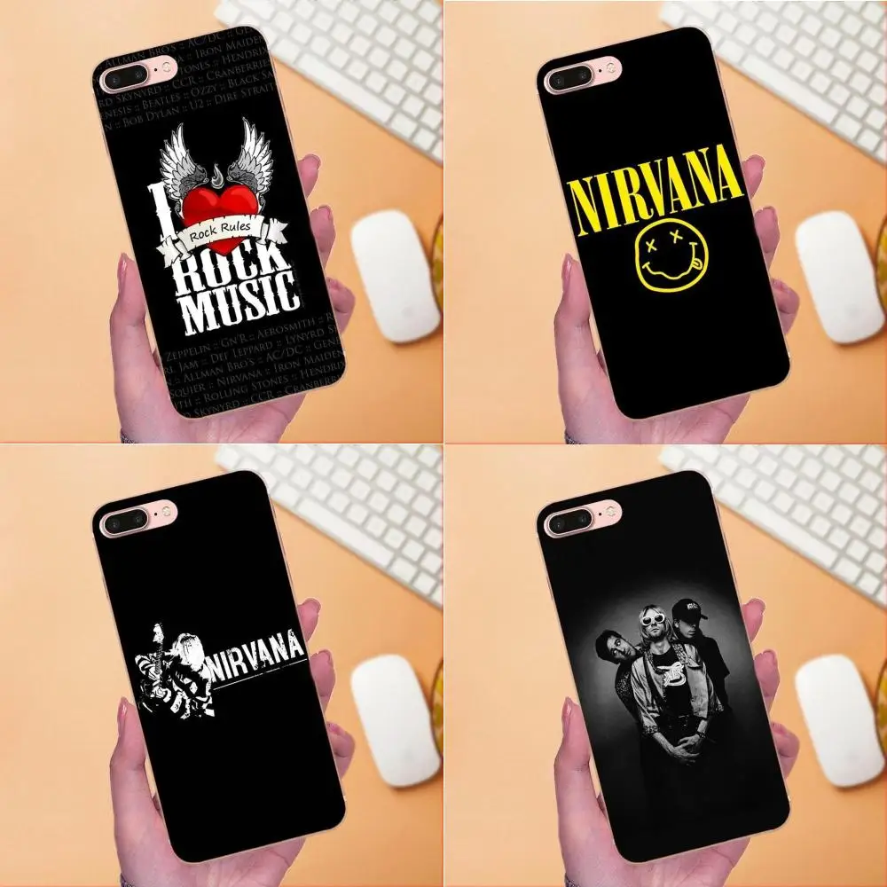 Рок браслет NIRVANA для Sony Xperia Z Z1 Z2 Z3 Z4 Z5 compact Mini M2 M4 M5 T3 E3 E5 XA XA1 XZ Premium Лидер