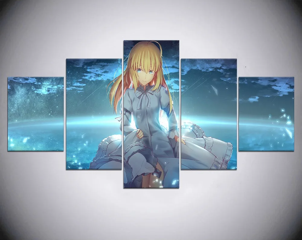 5 шт. аниме Fate KOHA-ACE HD печать постер домашний декор на холсте настенная живопись