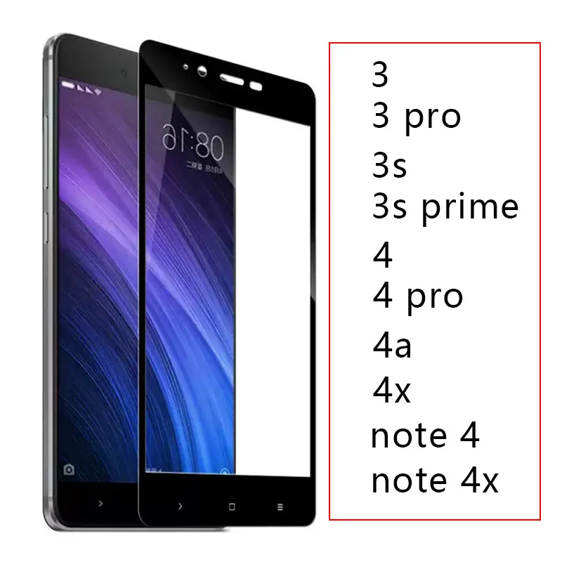 Чехол для Xiaomi Redmi Note 4x4 X A 4a 3 S Pro s Prime полное покрытие закаленное стекло безопасная