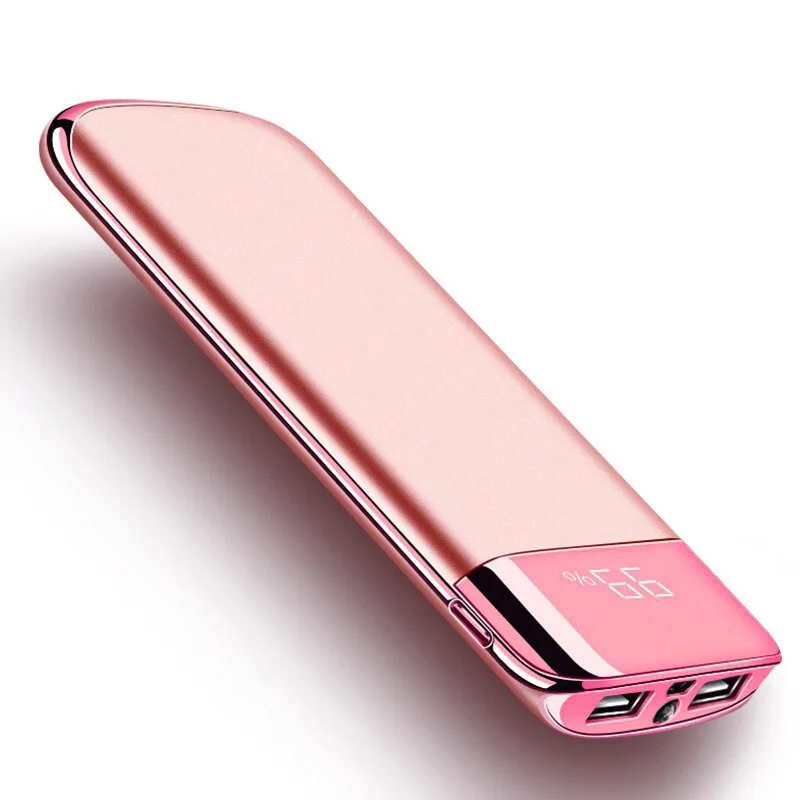 30000mah Power Bank External Battery PoverBank 2 USB LED Powerbank Portable Mobile phone Charger for Xiaomi MI iphone XS Max 8 7 | Мобильные