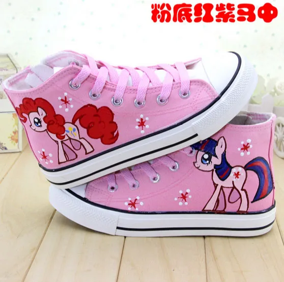 Детские кроссовки ручной работы из мультфильма Мой наполнитель Пони для косплея