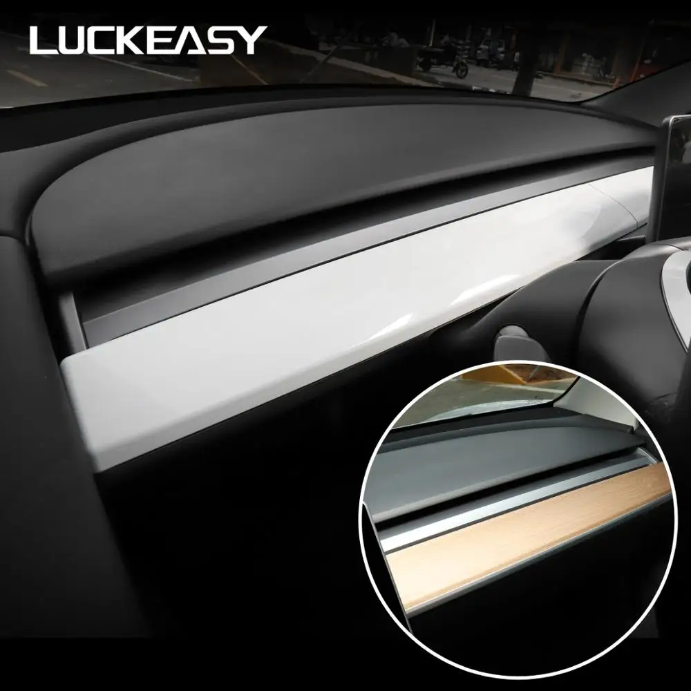 LUCKEASY Автомобильная Центральная панель управления для Tesla модель 3- центральная консоль посылка комплект защиты