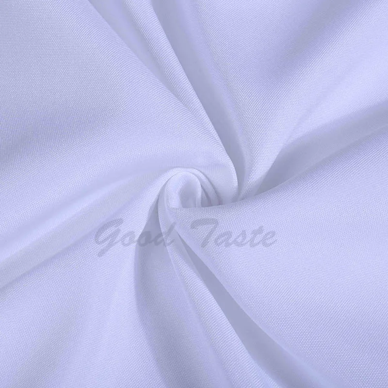 10 шт./лот свадебная скатерть из полиэстера круглая прямоугольная для банкета