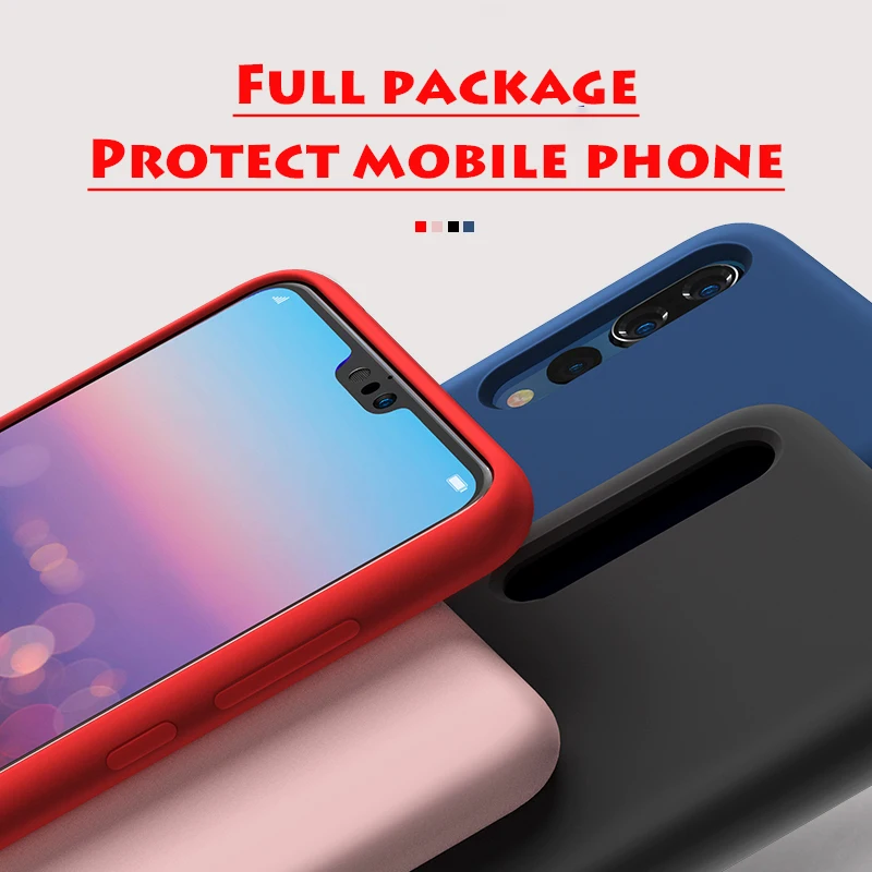 Защитная крышка для huawei P20 P30 P10 Plus PRO Чехол жидкий силикон PC SkinFeeling Honor 8 9 10 8X Lite