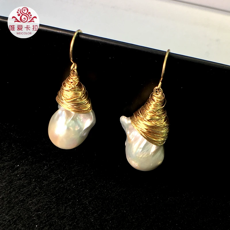 Precio WEICOLOR Los Conjuntos De Perlas De Agua Dulce Hechos A Mano Más Populares Con Artículo De Metal Mezclado Dorado De La Mejor Calidad (color No Suelto)