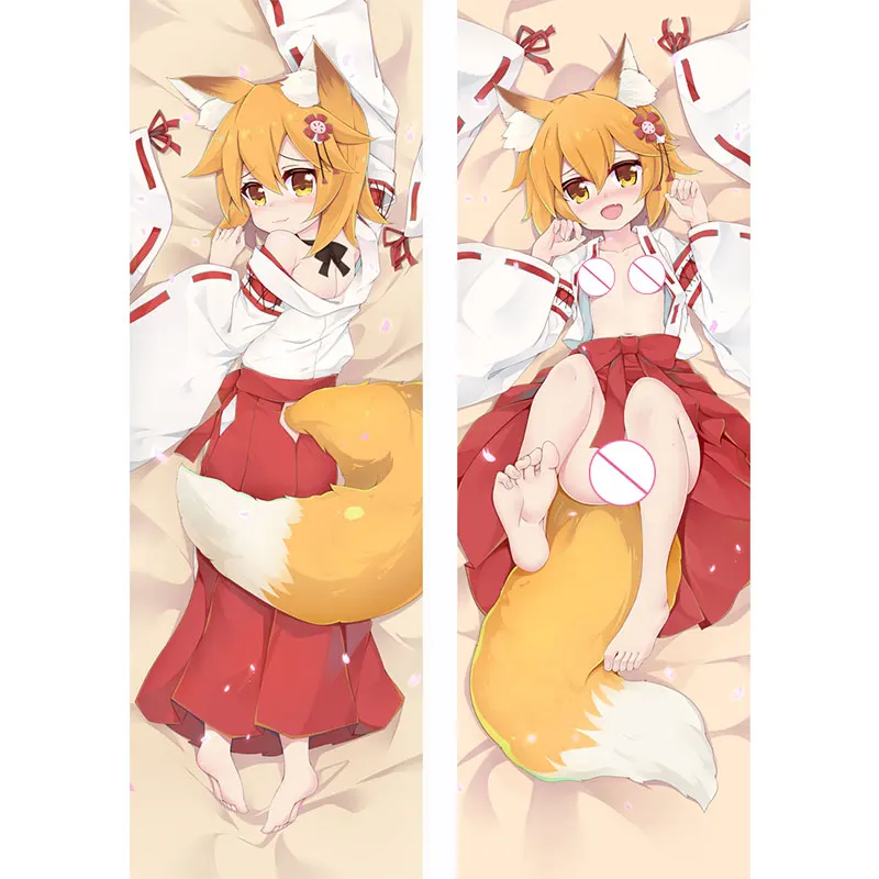 Наволочка с Аниме Dakimakura, длинный Чехол для подушки, обнимающий чехол для тела, наволочки - Цвет: Type D