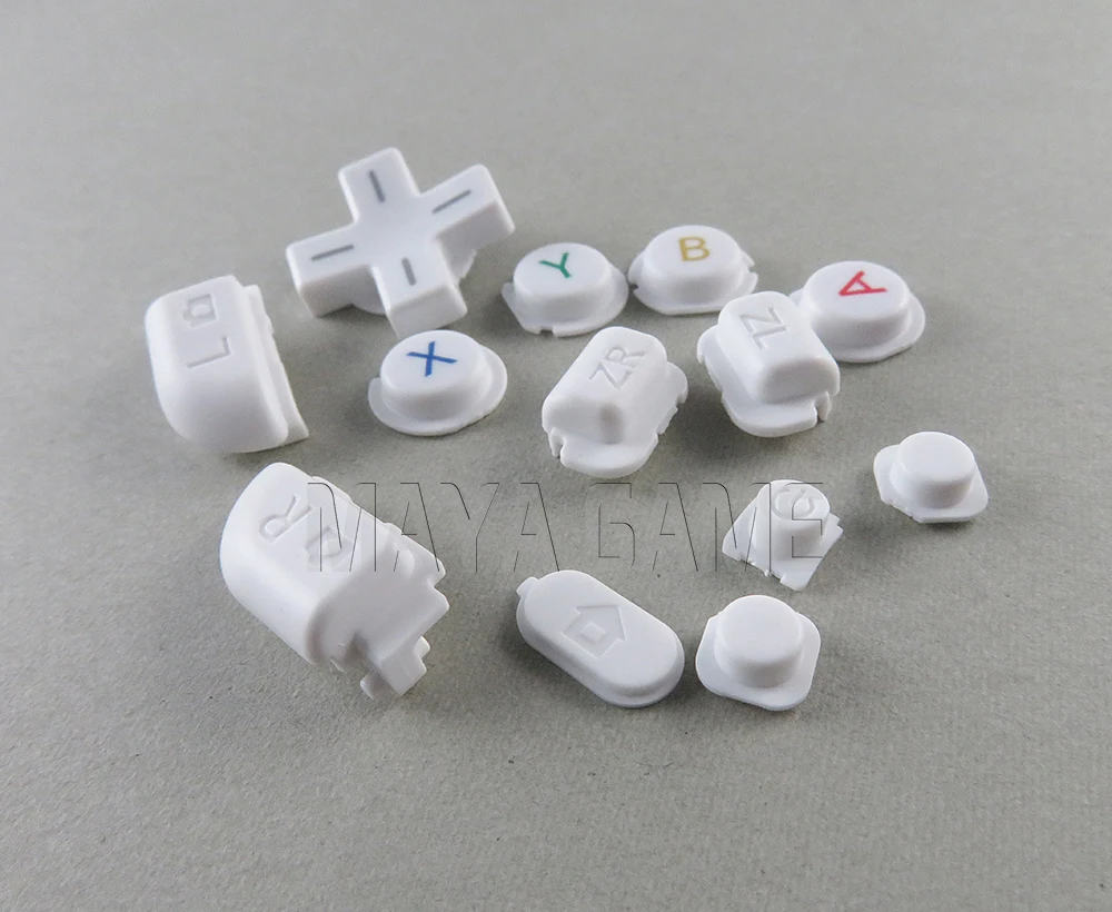 Замена цветов для новых 3dsxl 3dsll комплектных D Pad A B X Y L R ZL ZR Home ON OF power Buttons для новых 3DS XL LL Original