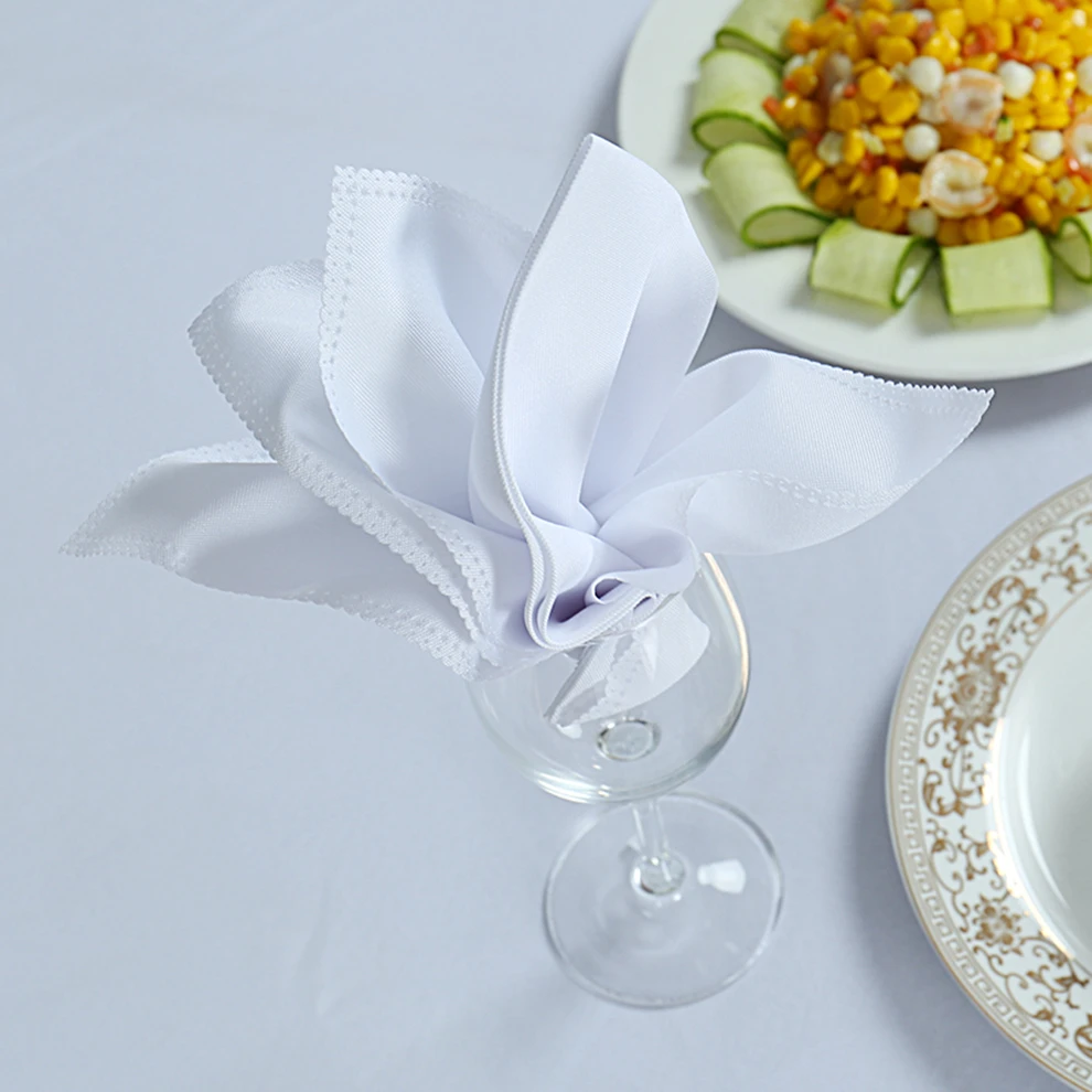 1 шт. принадлежности для вечеринок цветная полиэфирная ткань салфетка свадебные