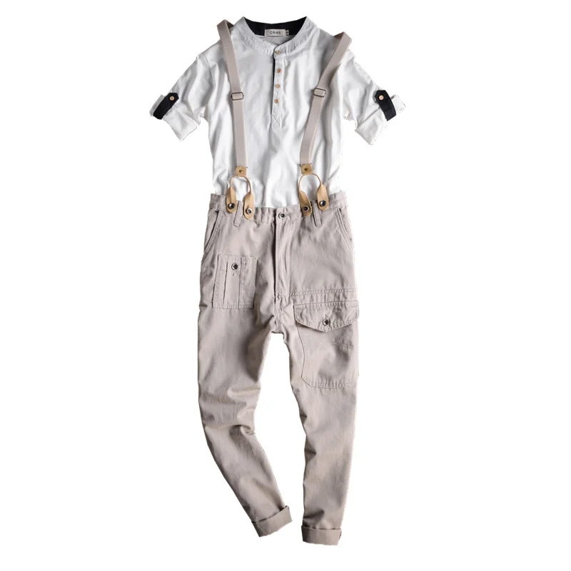 Мужские повседневные шаровары летние комбинезоны в стиле хип хоп с несколькими