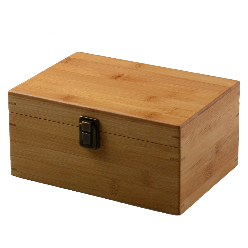 Пряжка подарочная шкатулка из бамбука подвижный косметический Органайзер