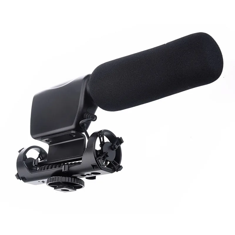 Двойной микрофон для Canon 750D 700D 5D3 1200D Nikon D5500 D5300 Pentax DSLR Camera DV Camcorder Studio|pentax dslr|for canonnikon