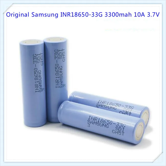 100% оригинал для Samsung INR18650 33G 3300 мАч 10A батарея электронной сигареты 3 7 В литий