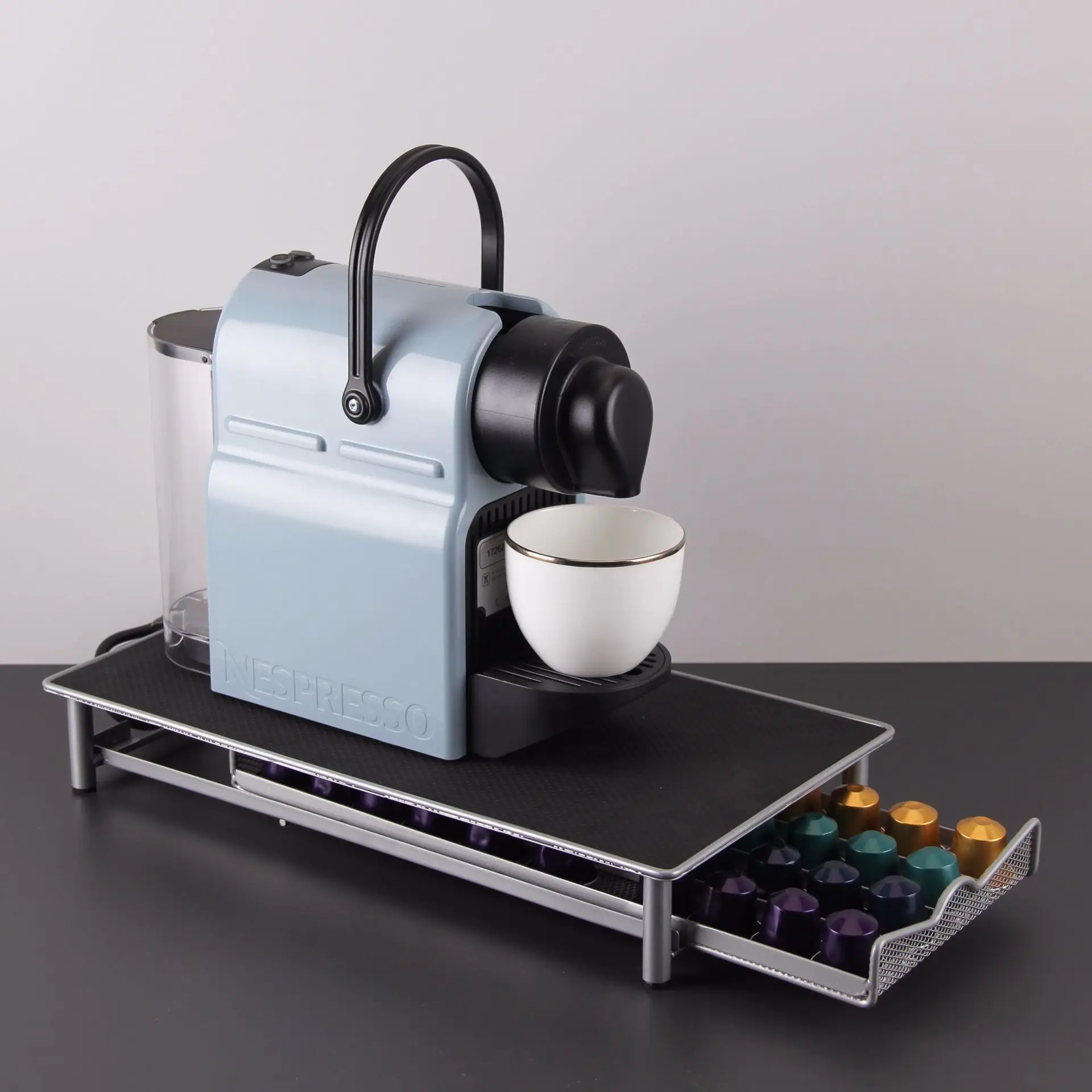 Нержавеющая сталь 40 чашки капсулы кофе nespresso стручки Держатель для хранения стойки ящики кофе капсулы полки Организации