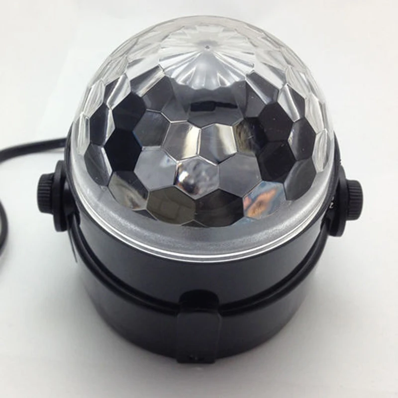 Мини RGB LED кристалл магический шар сценический эффект Освещение лампы Party Дискотека DJ Light Show lumiere