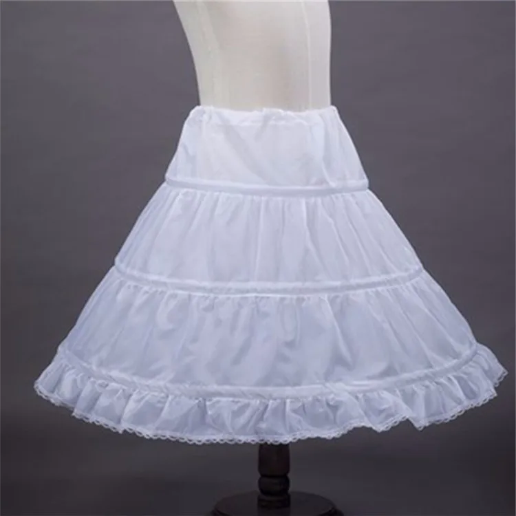 New Formal Children Petticoats for Flower Girl Dress Hoopless Short Crinoline Little Girls Kids Underskirt 45 cm Length | Свадьбы и