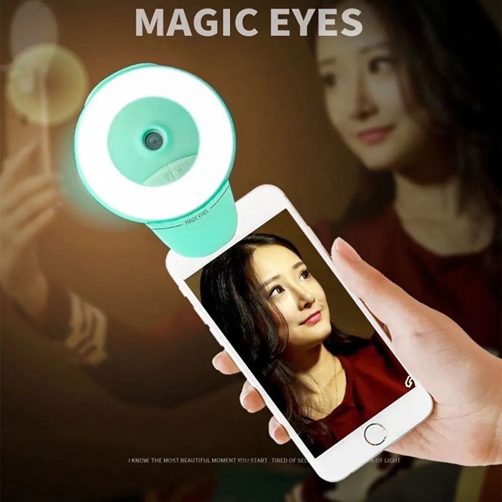 Facial Beauty Mist Sprayer 2-in-1 Selfie Ring Light Self-timer Fill Mini Portable Water Replenishing Spray Humidifier | Бытовая техника