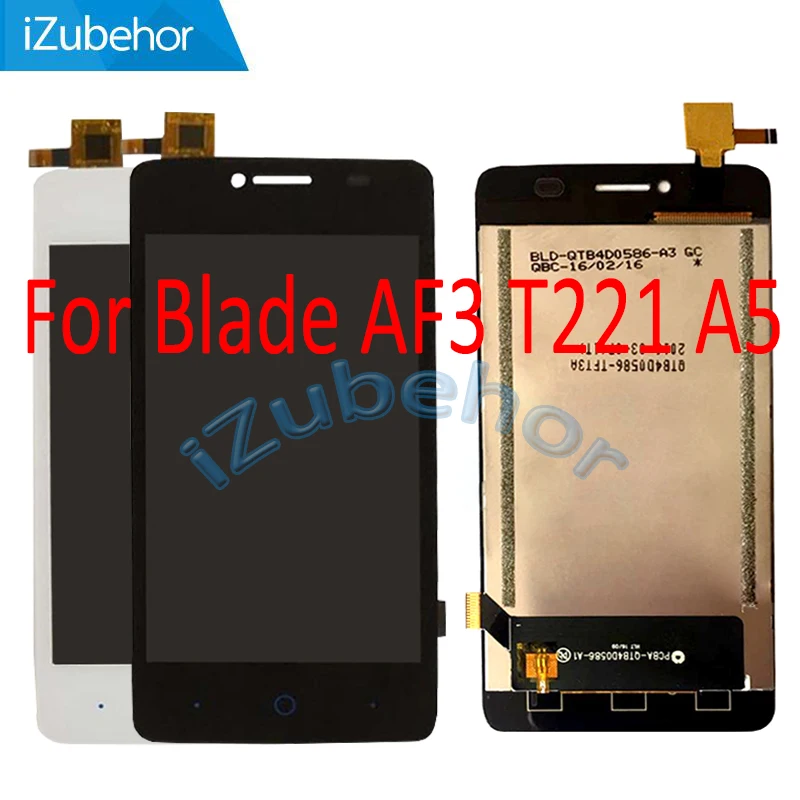 4 0 дюймовый дисплей для ZTE Blade AF3 T221 A5 ЖК + кодирующий преобразователь сенсорного