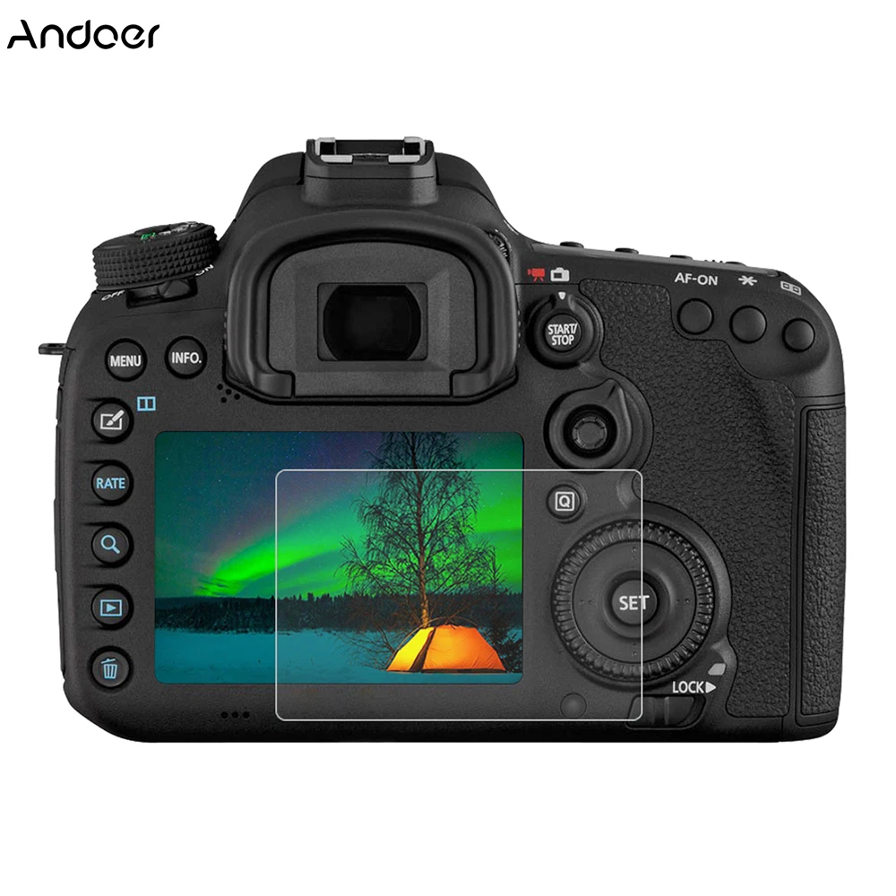 Andoer Защитная пленка для экрана камеры Canon Nikon Sony Закаленное стекло экрана|protector