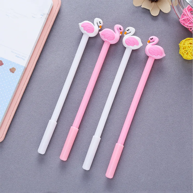 1pc random Творческий гелевая ручка в стиле мультфильма Kawaii студенческий экзамен записи цифровым пером, офисные школьные принадлежности, блокноты канцелярские милые классные ручка 0,5 мм - Цвет: 1pc random