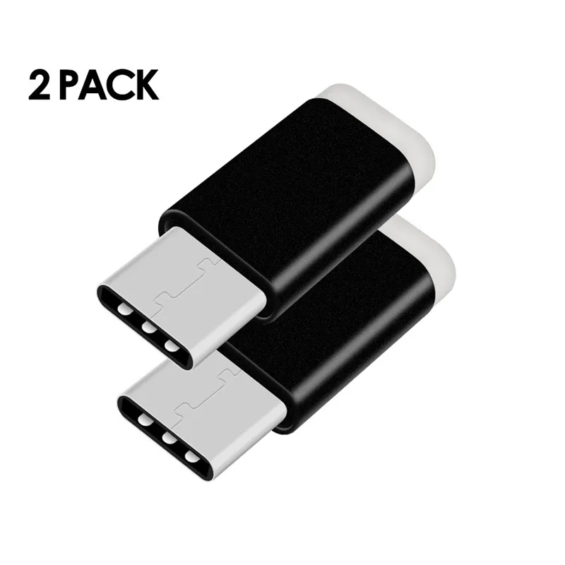 Qosea [2 упак.] Тип C адаптер USB разъемом Micro c преобразователь быстрого зарядное