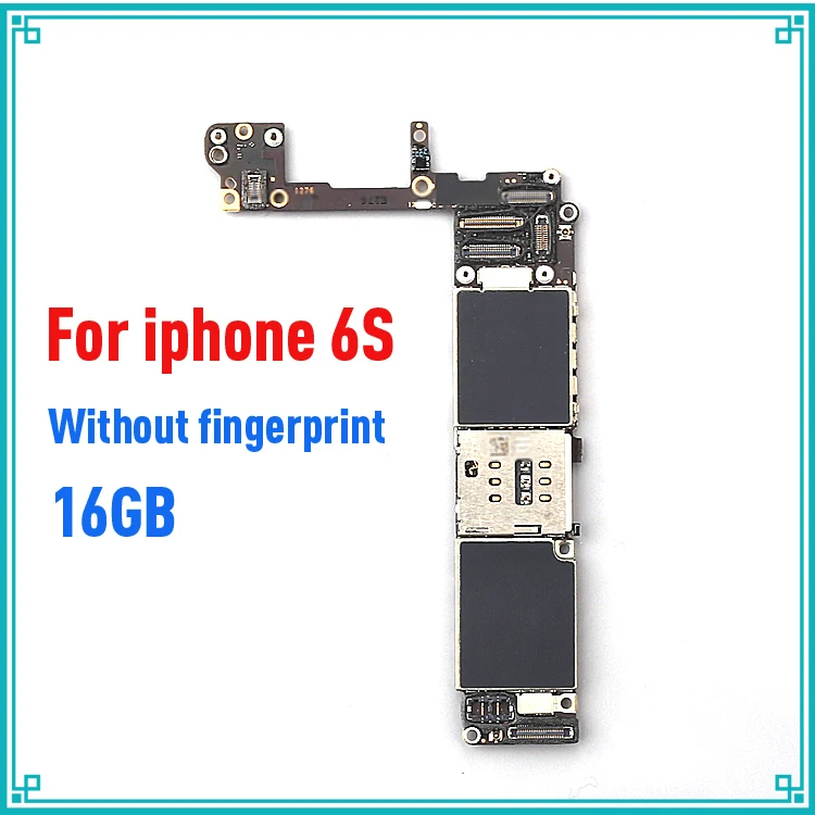 Для iphone 6S 4 7 дюймов 16 Гб оригинальная материнская плата без touch ID IOS системная