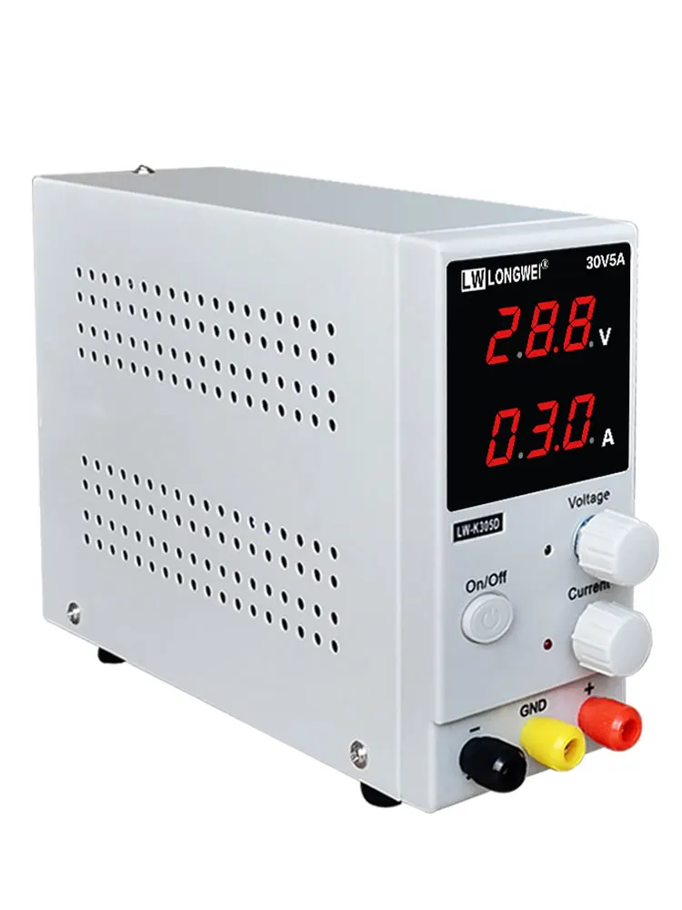 Мини DC Регулируемый источник питания LW K305D 30 в 5A Импульсный светодиодный
