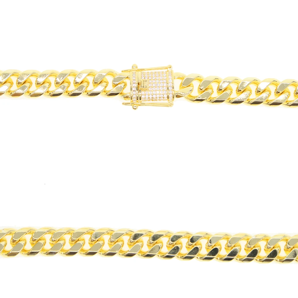 Цепочка мужская с кубинскими звеньями 24/28 дюймов|chain necklace|hip hop blingcuban link chain |