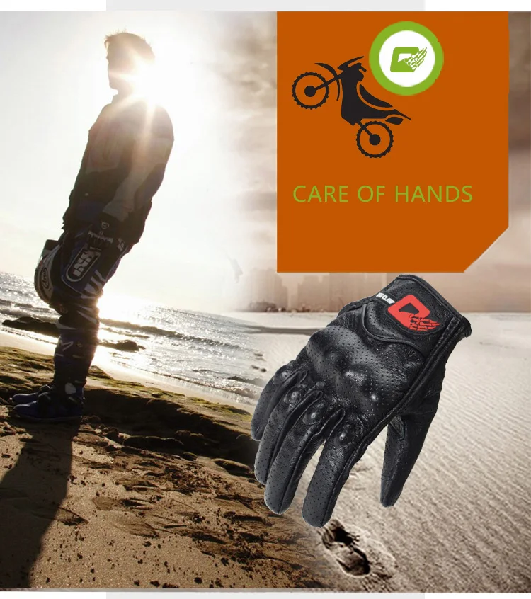 Мотоциклетные Перчатки Сенсорный экран перчатки Guantes Moto мотогонщиков Ездовые перчатки для мотор полный палец