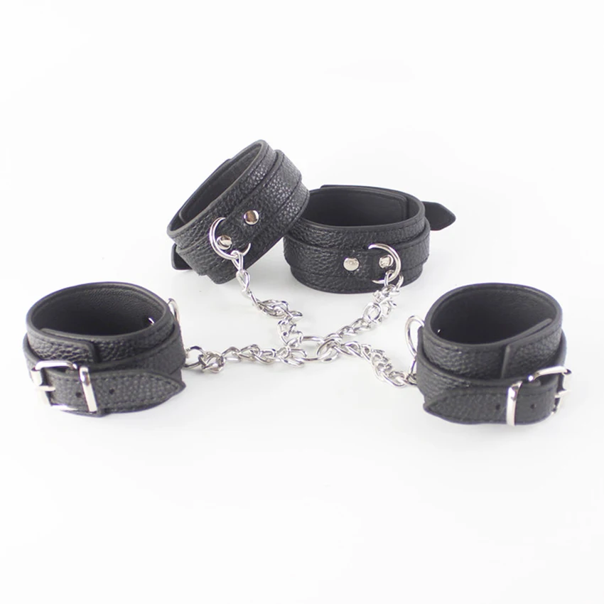 SODANDY наручные манжеты щиколотки скобы кожаные фиксаторы для ног бондаж наручники
