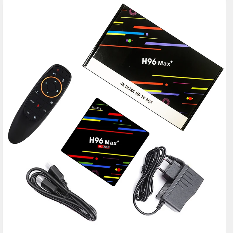H96 MAX Plus ТВ приставка Android 9,0 4 Гб ОЗУ 64 Гб Rockchip RK3328 H.265 4 к Google Play Смарт ТВ приставка H96MAX