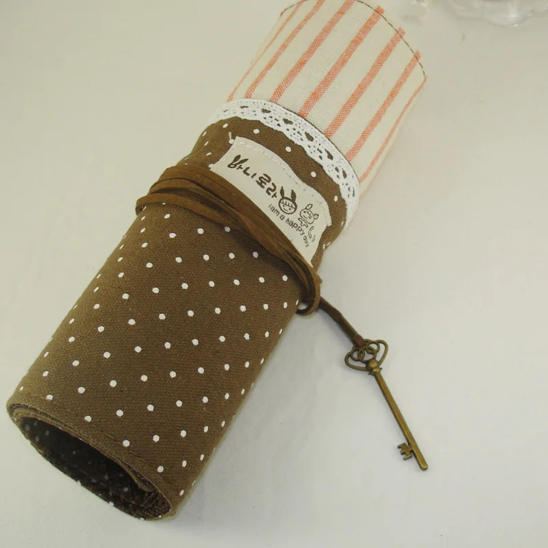 

ACMECN Pencil Box Cool Cartoon Fabric Rolling Case Cute Design Multipockets School Stationery Pen and Pencil Bag for Children