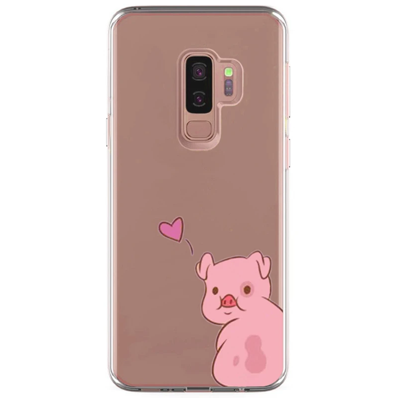 Для samsung Galaxy S3 S9 S9Plus S8 плюс S7 edge Note 8 красочный чехол из ТПУ Мягкий Единорог роспись