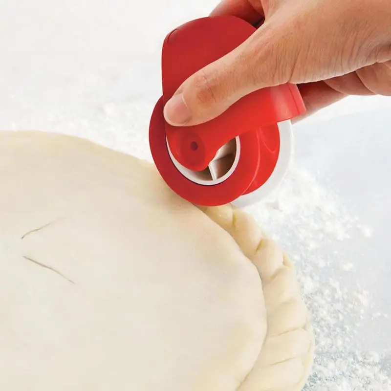 Кондитерские изделия Cuter Rolling Wheel Decorator для обеспечения гладкой резки DIY ржавчины ручной нож для лапши кухня пицца инструмент для пирога