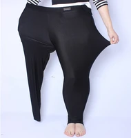 fsdkfaa 2018 fit 150kg fat mm plus size women autumn black high waist nylon leggings pants high elastic stretch material xl 5xl