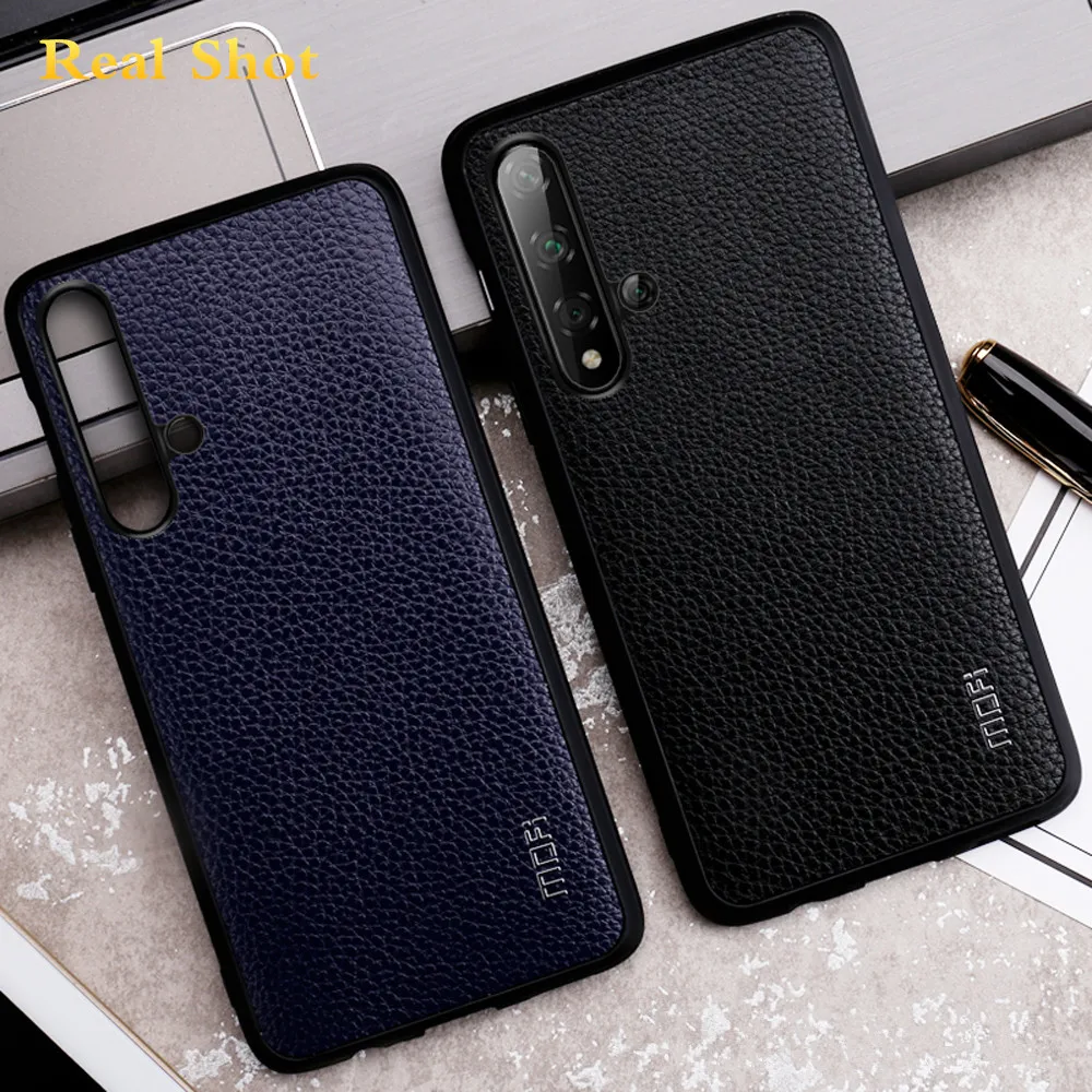 MOFi для Honor 20 чехол 20 Pro Чехол для huawei Honor 20pro чехол для задней панели Honor20 чехол из искусственной кожи ТПУ Мягкий силиконовый чехол