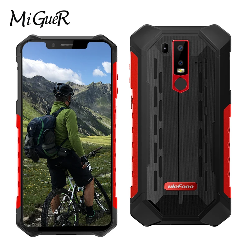 Ulefone Armor 6E IP68 Водонепроницаемые мобильные телефоны Android 9 0 6 2 &quotHelio P70 4G + 64G Face ID NFC