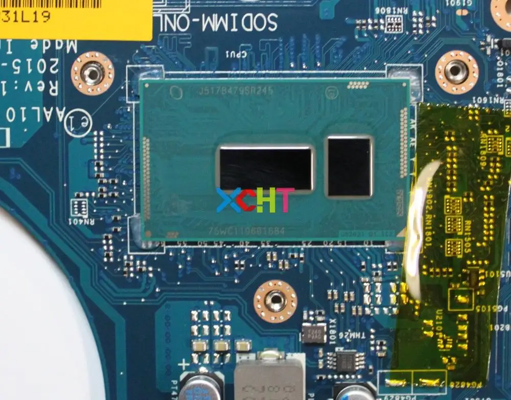 Для Dell 17 5558 5758 C65T5 0C65T5 CN AAL10 LA B843P SR245 I3 5010U Материнская плата ноутбука